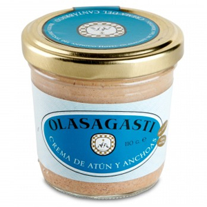 Crema del Cantábrico de atún y anchoas Olasagasti